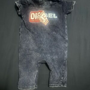 Diesel Baby Blue Denim Romper